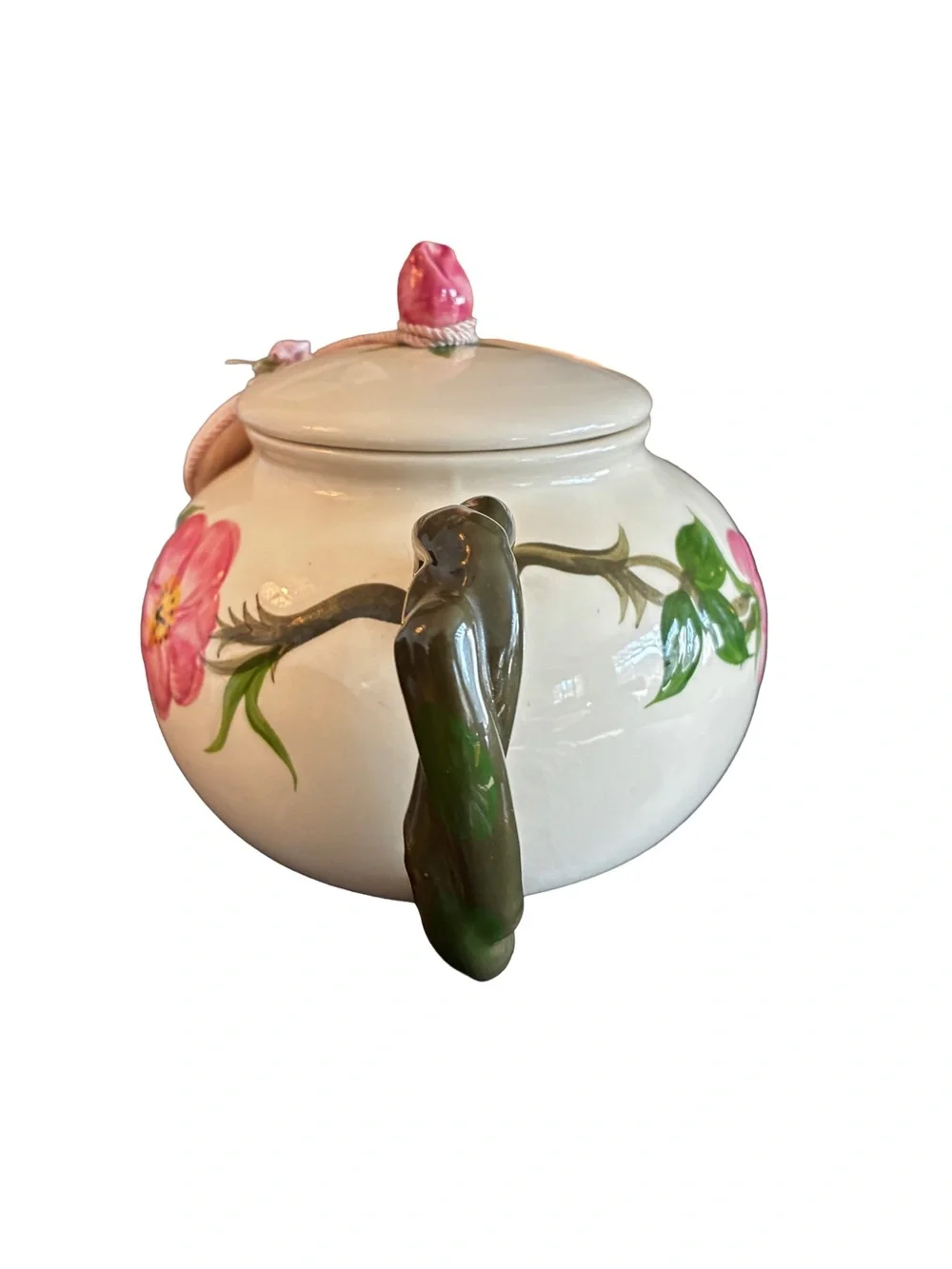 Vintage Franciscan Desert Rose Teapot 🌹 Hand Painted USA Cottagecore Decor